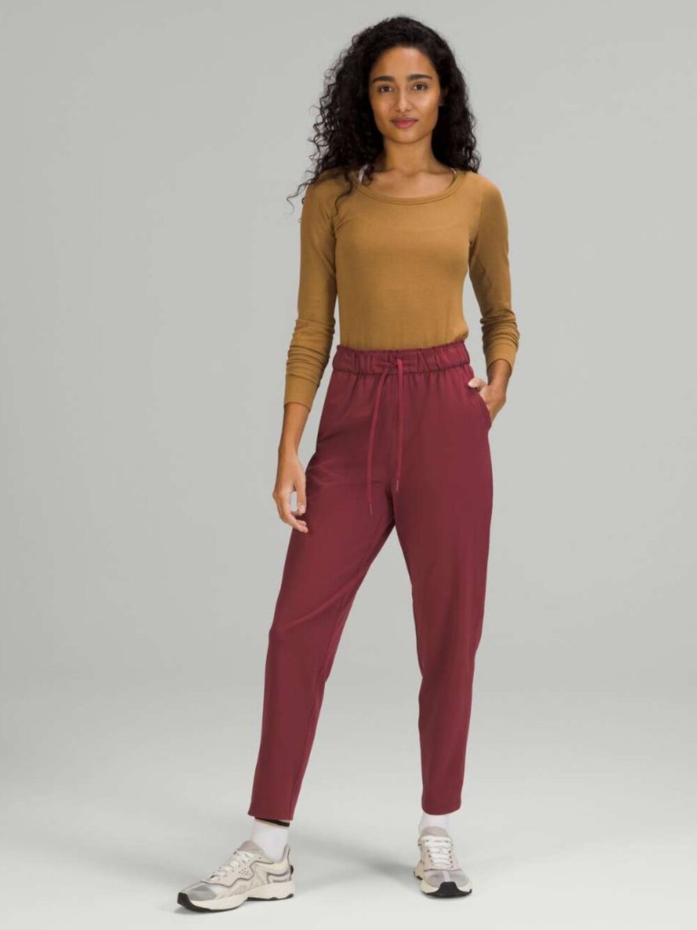 Lululemon Stretch High-Rise Pant *7/8 - Mulled Wine - 4